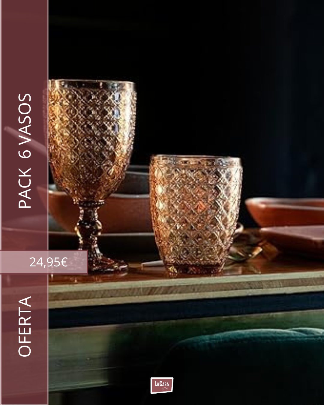 💫 ¡Oferta especial!
Pack 6 vasos 24,95€ ¡Una oportunidad ideal para renovar tu vajilla o sorprender con un regalo práctico y precioso!
---
💫 Special offer!
Pack of 6 glasses for €24.95
A perfect opportunity to refresh your tableware or surprise someone with a practical and beautiful gift!
-
-
#lacasabynola #tiendaonline #decor #onlineshopping #homestyle #vintagestyle #hogar