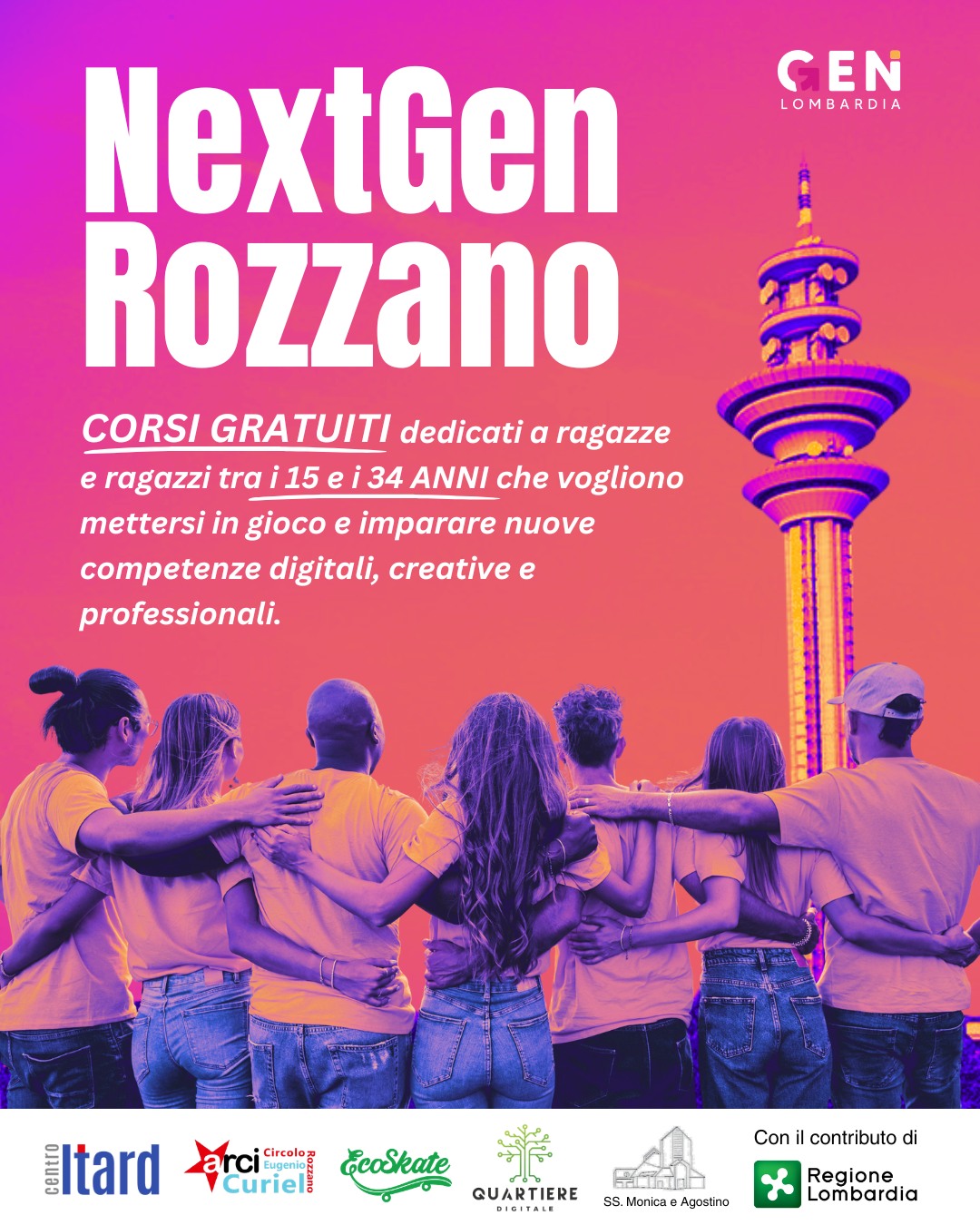 🚀 Partono i corsi gratuiti di NextGen Rozzano!Vuoi imparare qualcosa di nuovo, conoscere pers....