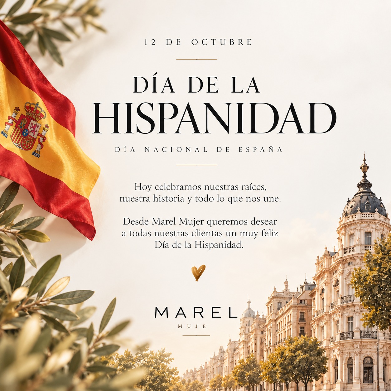 ✨ 12 DE OCTUBRE · DÍA DE LA HISPANIDAD Hoy celebra…