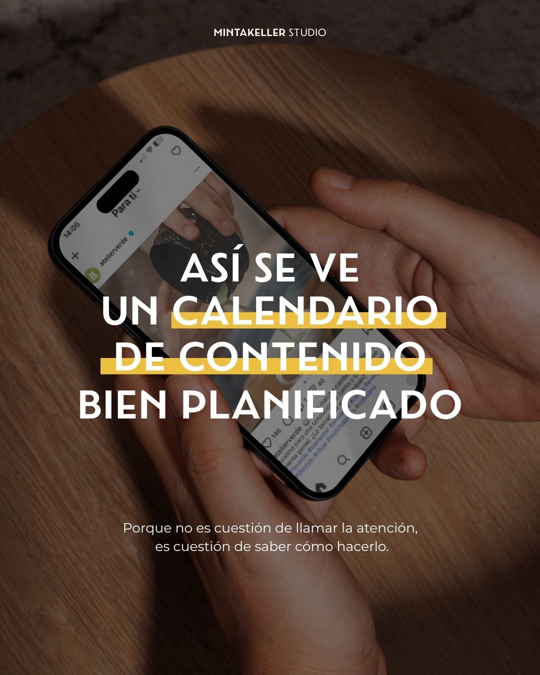 📆Un calendario de contenido para redes sociales no es solo una planificación bonita.
Es la suma entre estrategia, criterio y trabajo organizado. Tu mejor herramienta estratégica si quieres destacar en redes sociales.
Es lo que convierte una marca como Atelier Verde, en algo más que una cafetería premium especializada en te matcha. Se convierte en algo que se siente, se recuerda y se desea.
Hoy todo parece fácil:
publicar, editar, subir un reel…
Pero crecer en redes no va de hacer más.
Va de hacerlo mejor.
Detrás de cada contenido que funciona hay:
🧠 planificación
🎨 diseño
📊 análisis
🎯 control y optimización
Y, sobre todo, un equipo profesional que sabe lo que está haciendo.
Porque sin estrategia, harás lo mismo que todos.
Y en redes sociales, lo que no destaca, desaparece.
👉 Si quieres dejar de improvisar y empezar a posicionar, escríbenos. ¡Vamos a llevar tu marca al siguiente nivel!
#EstrategiaDigital #RedesSociales #BrandingConCabeza #MarketingDigital #MintaKeller