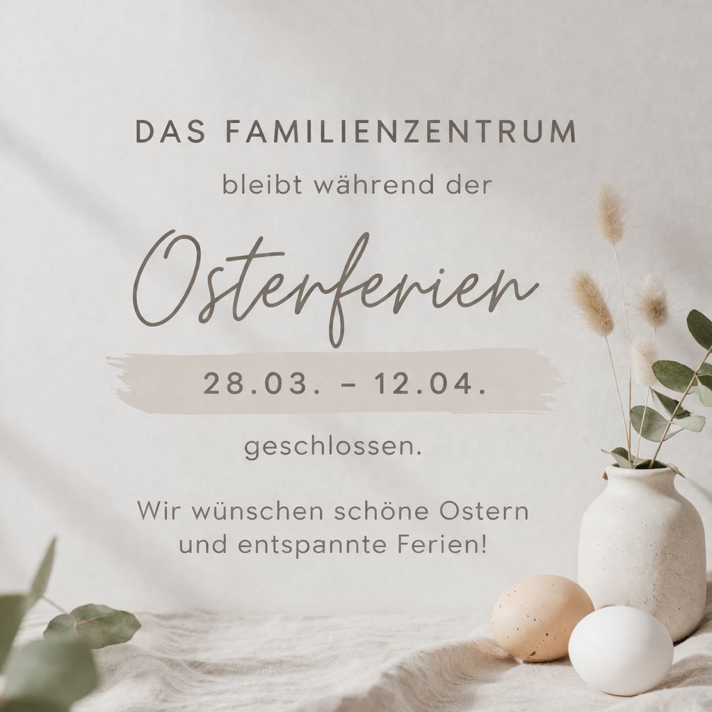 Habt eine gute Zeit!
Wir sind im Urlaub und am Montag nach den Ferien wieder für euch da!
☀️