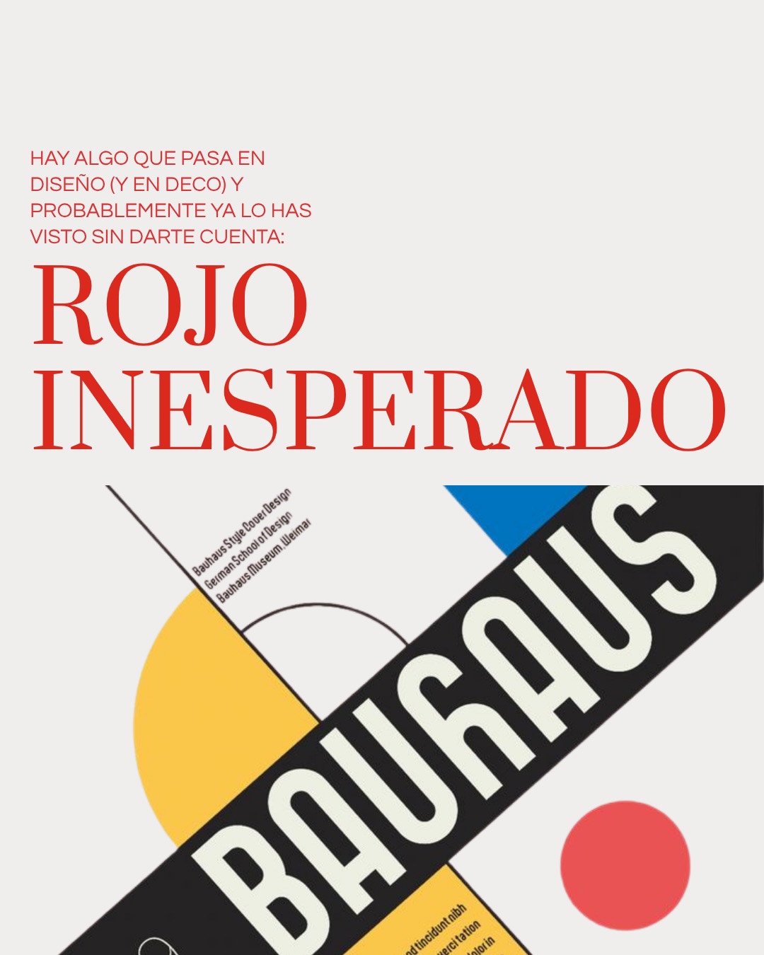 Un detalle en rojo.
Y todo cambia ♦️
¿Lo has probado?
#rojoinesperado #acentorojo #diseñográfico #unexpectedredtheory #vabekaestudio