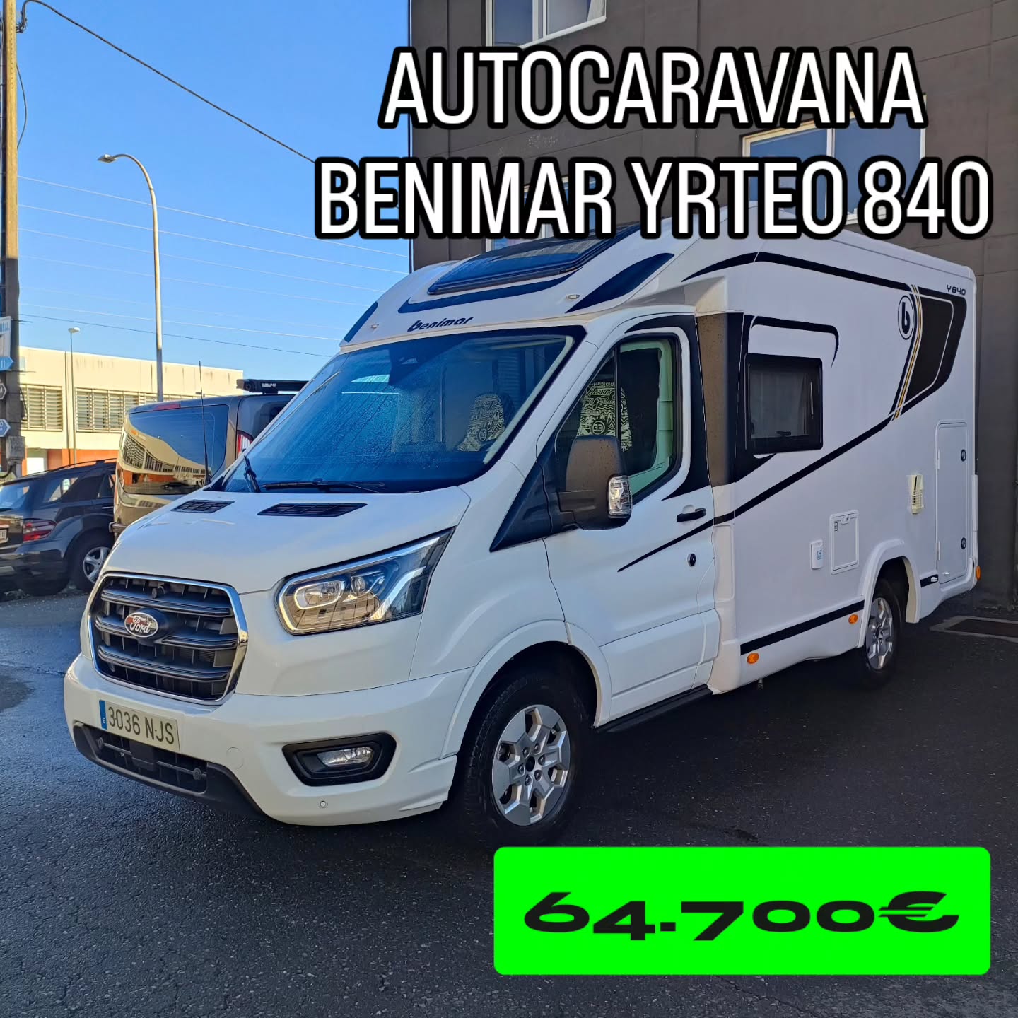 🚐 BENIMAR YRTEO 840 | SLIM
¿Buscas una autocaravana de 6 metros para disfrutar de viajar sin renunciar a comodidad y equipamiento?
✨ Benimar Yrteo 840
📅 Matriculada en enero de 2026
📍 Solo 20.000 km
👥 3 plazas
📏 Formato compacto "Slim" con tan solo 2,15m de ancho, ideal para viajar y moverse con facilidad.
🔹 Equipamiento destacado:
• Toldo exterior • TV Smart • Cierre centralizado en vivienda • Cortina mosquitera puerta vivienda • Garaje • Remis en cabina • Batería Litio • Placa Solar 200w • Faros LED • Llantas 16"
💫 💫💫💫💫
📩 ¿Quieres más información, fotos o venir a verla? Escríbenos por DM o a info@amodocampers.com
#Benimar
#Yrteo840
#BenimarYrteo
#Autocaravana
#Venta